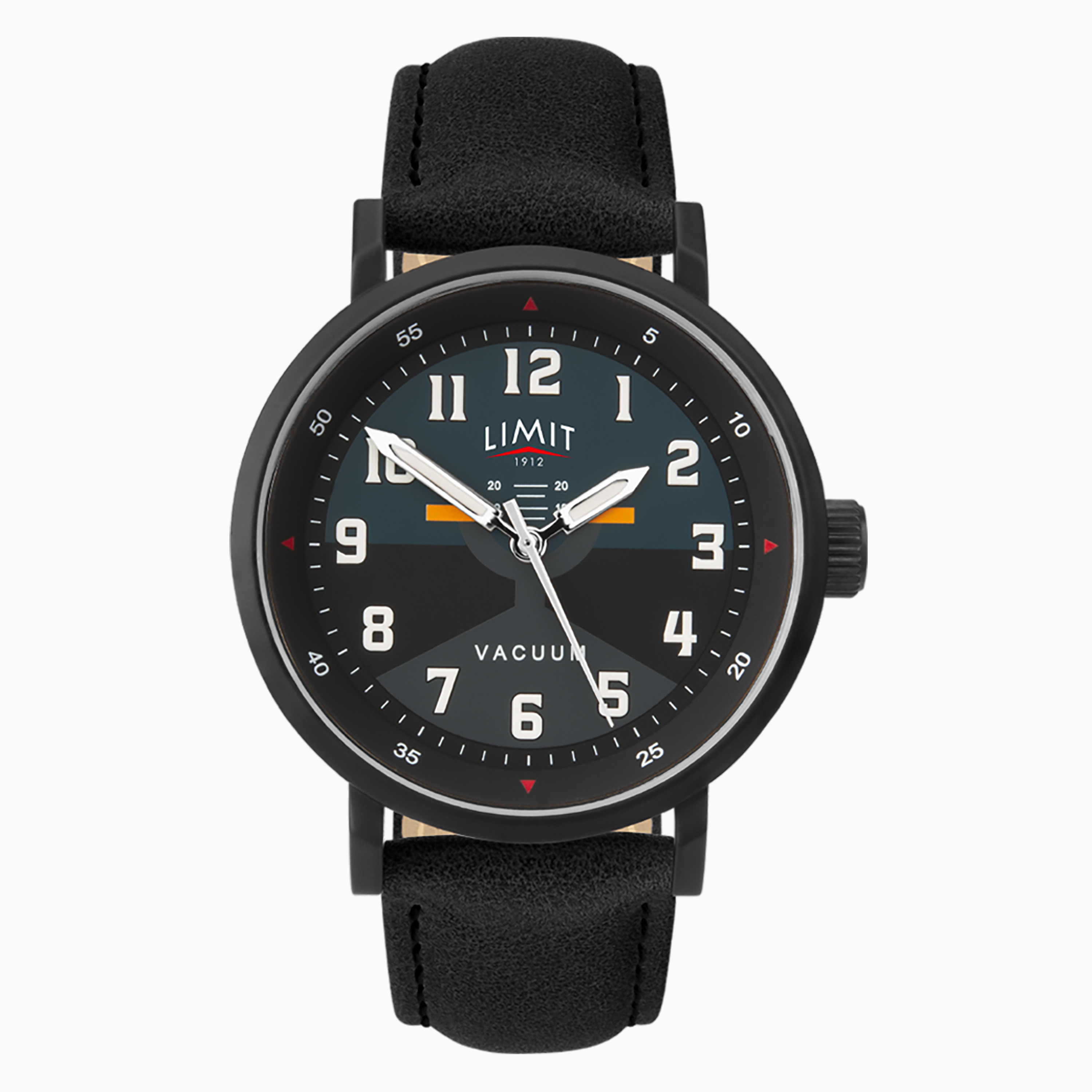 Limit Mens Classic Watch (5972) - Round | 42mm | Black Polyurethane ...