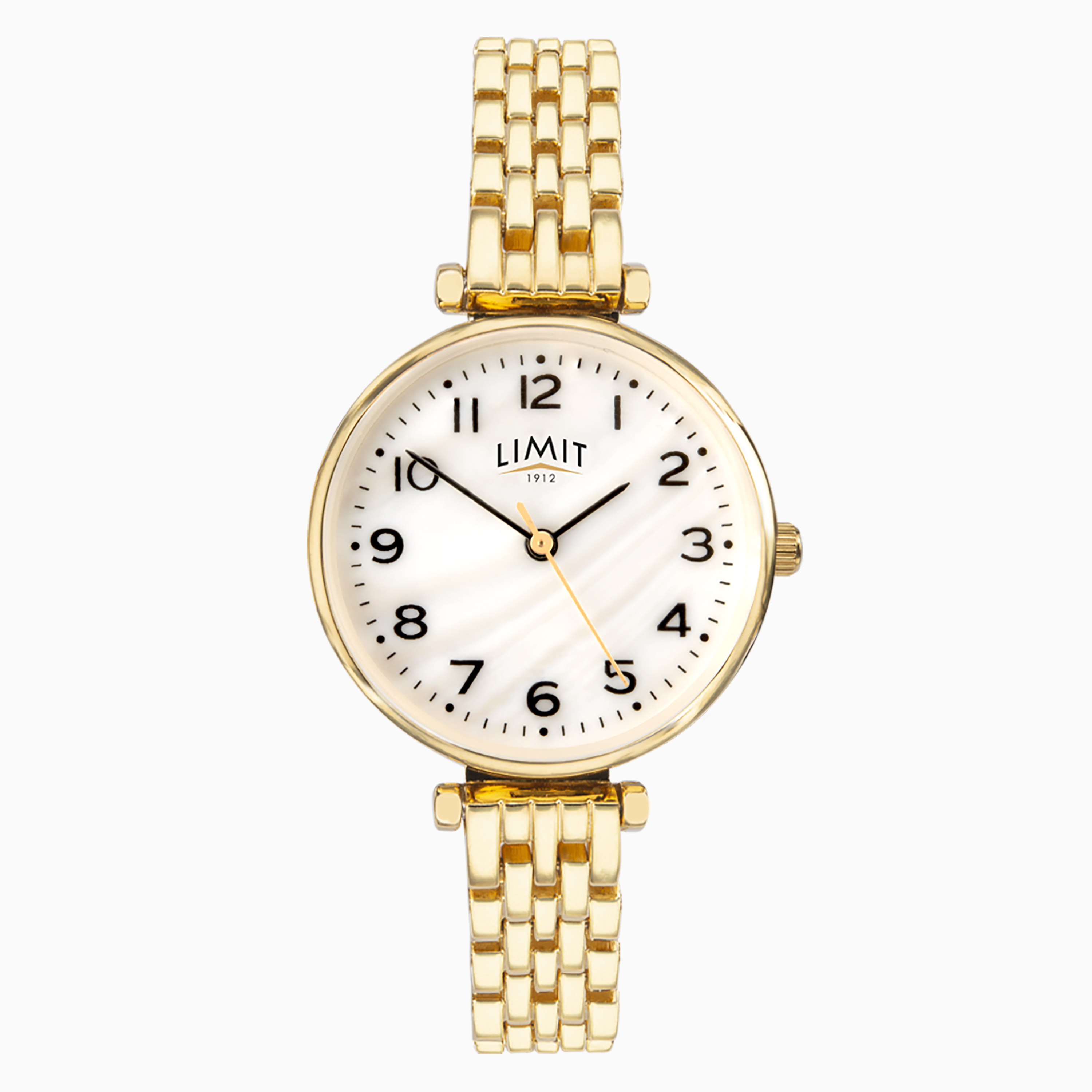 Limit Ladies Classic Watch (6497) - Round | 30mm | Gold Alloy Bracelet ...